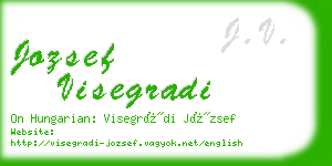 jozsef visegradi business card